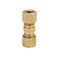 Thrifco Plumbing No. 62-C 1/4 Inch Lead-Free Brass Compression Coupling 4401060 - alternate 3